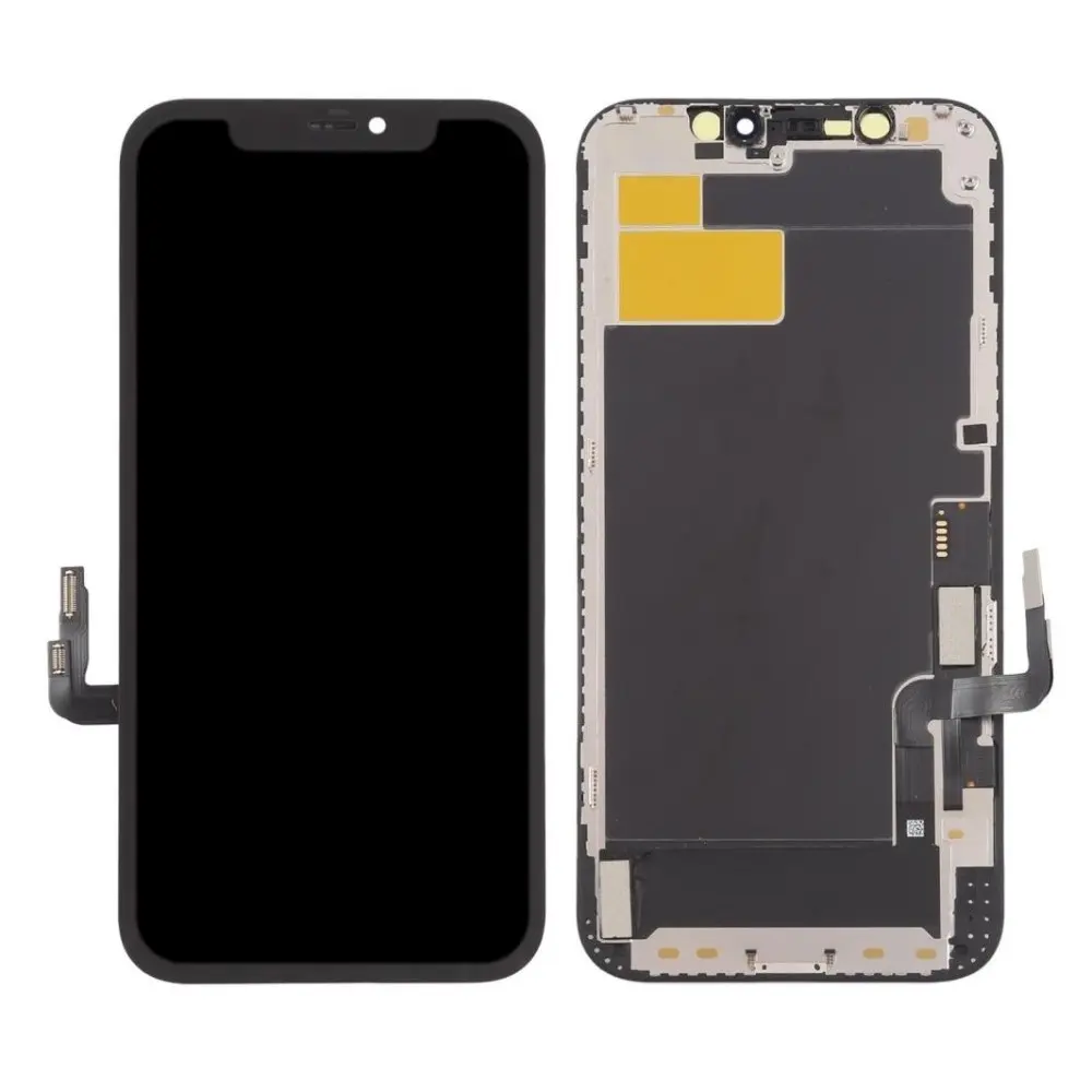 OLED Display with Touch Screen for Apple iPhone 12 - Black (display glass combo folder)