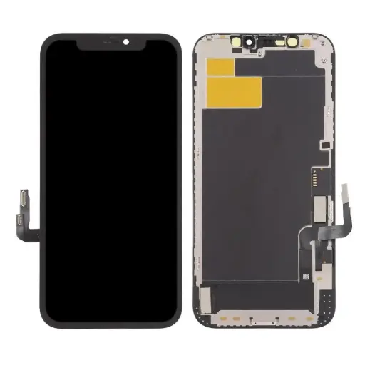 OLED Display with Touch Screen for Apple iPhone 12 - Black (display glass combo folder)